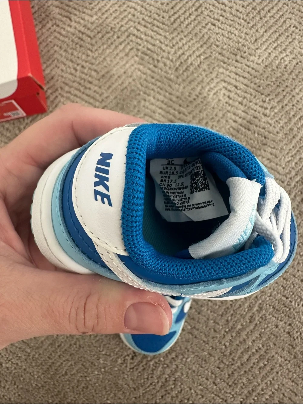 Nike baby size